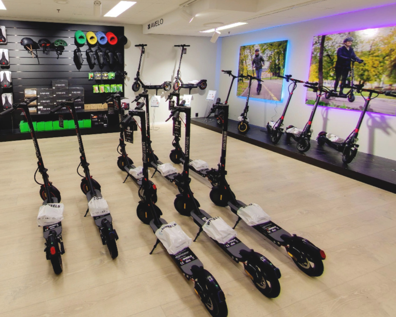 E-Wheels Alnabru – interiør og serviceområde (bilde 3)