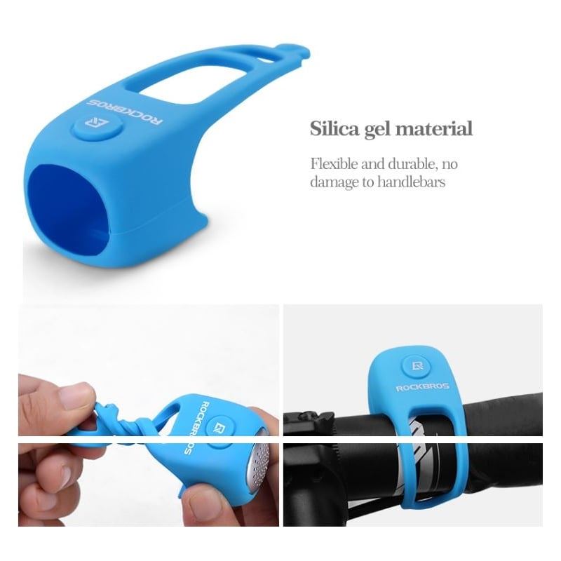 ROCKBROS El-Ringeklokke Svart